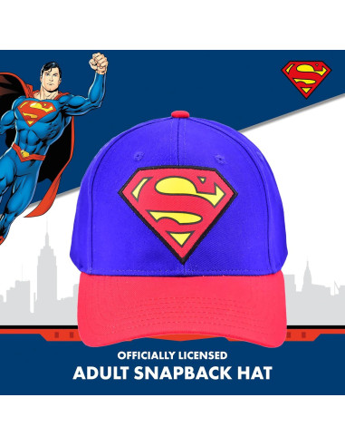 Gorra de béisbol Superman DC Comics ajustable unisex