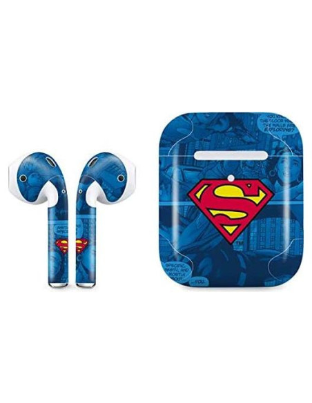 Calcomanía Skinit Superman para Apple AirPods 2 - Vinilo 3M