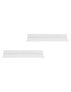 Estante Flotante Z metnal 40.64 cm Aluminio Rústico 2 Piezas