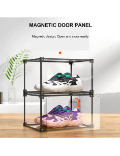 Caja de Almacenamiento de Zapatos KOKOIN 4PC Transparente 2