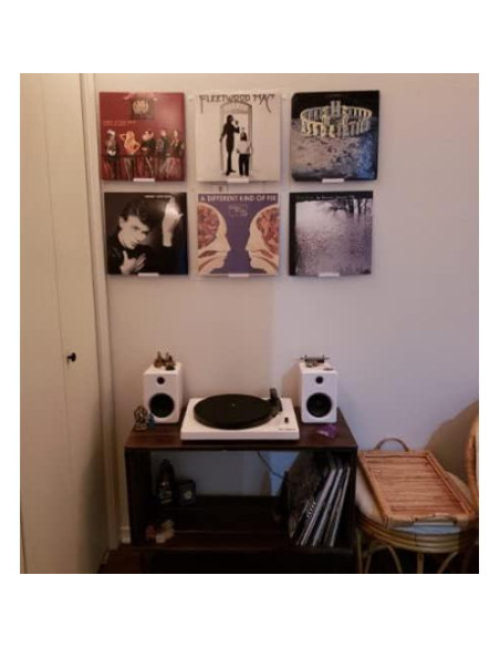 Soporte de Pared para Discos de Vinilo 3D Lasers Lab - Paquete de 2