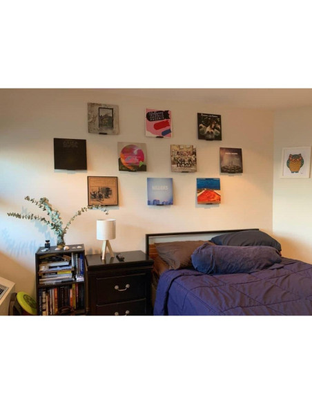 Soporte de Pared para Discos de Vinilo 3D Lasers Lab - Paquete de 2