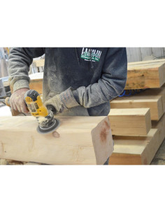 Viga de Granero Wilson 213.36 cm Madera Sólida Rústica 2