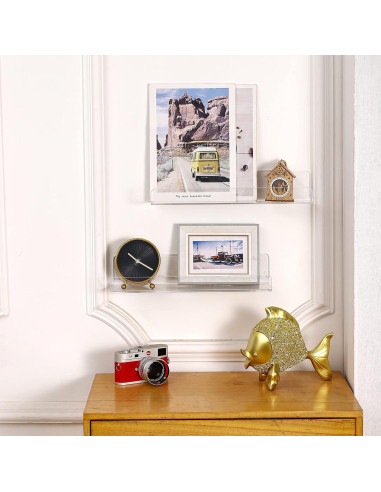 Estante Flotante Invisible CY craft 6 PCS Acrílico 38.4 cm