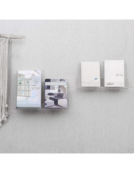 Estante Flotante Invisible CY craft 6 PCS Acrílico 38.4 cm