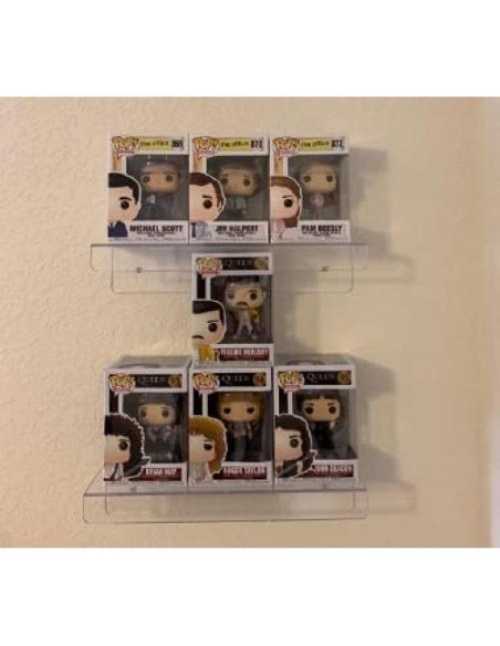 Estante Flotante Invisible CY craft 6 PCS Acrílico 38.4 cm