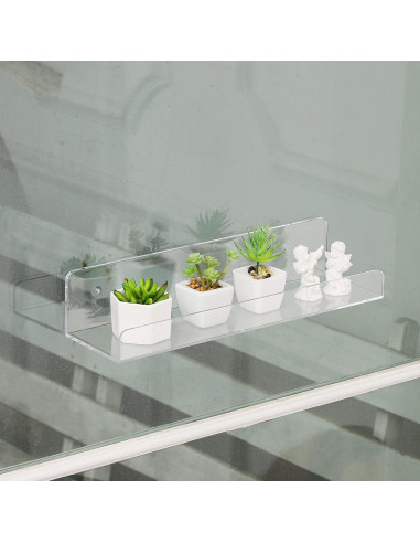 Estante Flotante Invisible CY craft 6 PCS Acrílico 38.4 cm