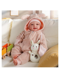 Muñeca de Bebé Realista BABESIDE 43cm con Accesorios