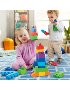Mega Bloks Primeros Constructores Bolsa 60 Bloques Coloridos 2