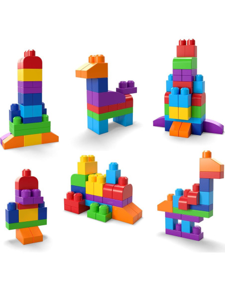Mega Bloks Primeros Constructores Bolsa 60 Bloques Coloridos