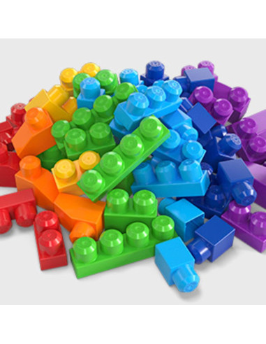 Mega Bloks Primeros Constructores Bolsa 60 Bloques Coloridos