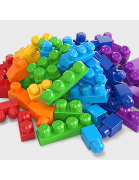 Mega Bloks Primeros Constructores Bolsa 60 Bloques Coloridos