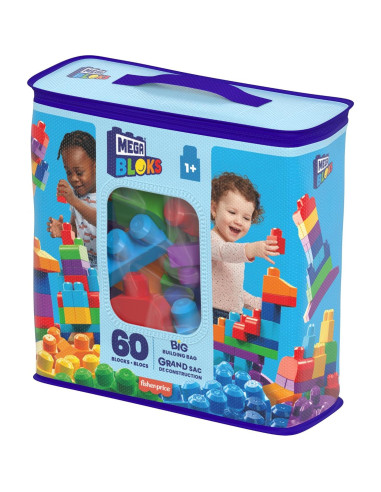 Mega Bloks Primeros Constructores Bolsa 60 Bloques Coloridos