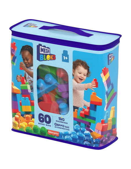 Mega Bloks Primeros Constructores Bolsa 60 Bloques Coloridos
