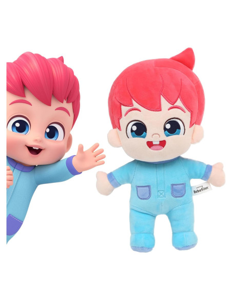 Peluche Bebefinn Pinkfong 30cm - Suave y Lavable para Niños