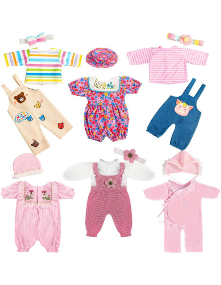 6 Conjuntos de Ropa para Muñecas 35-40 cm WONDOLL 6 Conjuntos de Ropa para Muñecas 35-40 cm WONDOLL