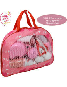 Conjunto de Accesorios para Muñecas The New York Doll 50 Piezas 2