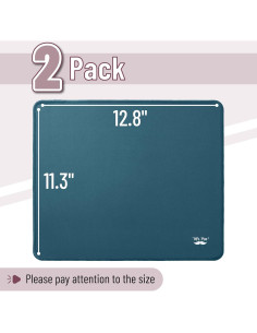 Alfombrilla de Ratón Mr. Pen Azul Cian Paquete de 2 2