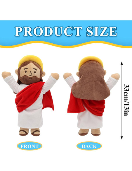 Muñeco de Peluche Jesús Yelakey 33 cm Suave para Niños