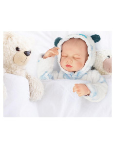 Muñeca Reborn 45.72 cm Pinkpeach con accesorios y certificado