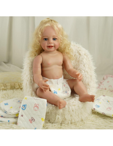 Conjunto de 6 Pañales Reutilizables BABESIDE para Muñecas 43-61 cm