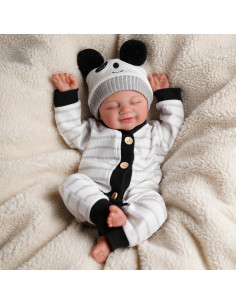 Muñeca Reborn Realista BABESIDE 43 cm con Accesorios 2