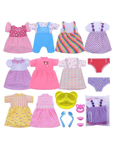 Ropa de Muñeca 30-38 cm Chenghai - 9 Vestidos y Accesorios Ropa de Muñeca 30-38 cm Chenghai - 9 Vestidos y Accesorios