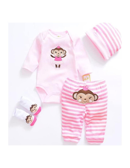 Ropa para Muñeca Reborn Tatu 50-55 cm Conjunto 4 Piezas