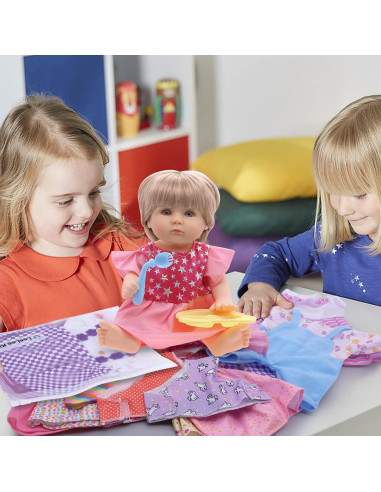 Ropa de Muñeca 30-38 cm Chenghai - 9 Vestidos y Accesorios