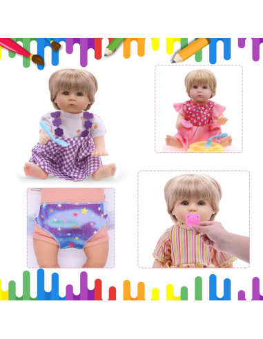 Ropa de Muñeca 30-38 cm Chenghai - 9 Vestidos y Accesorios