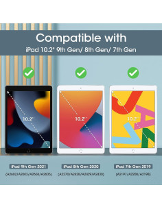 Funda ProCase para iPad 10.2 9 Gen 2021 - Negro 2