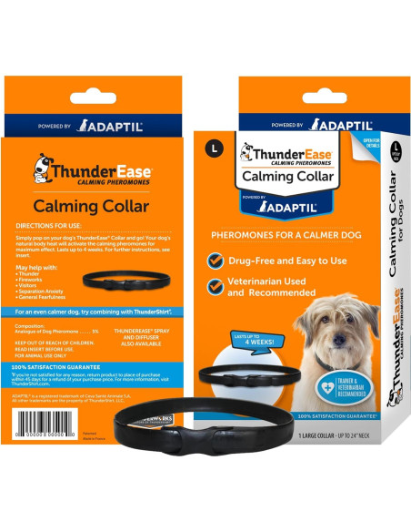 Collar Antiestrés ThunderEase para Perros Grande - Feromonas