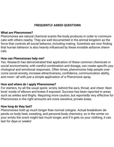 Aceite de Perfume de Feromonas para Mujeres ViroChemistry 15mL