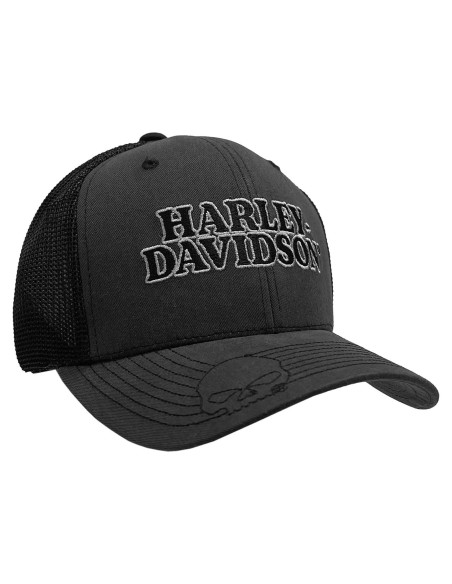 Gorra Trucker de Malla Harley-Davidson con Calavera Willie G