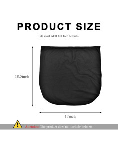 Bolsa para Casco Plegable FSTURIOS Negra 47x43 cm 2