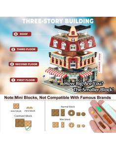 Set de Construcción Cafetería TOY PLAYER 1950 Piezas 2