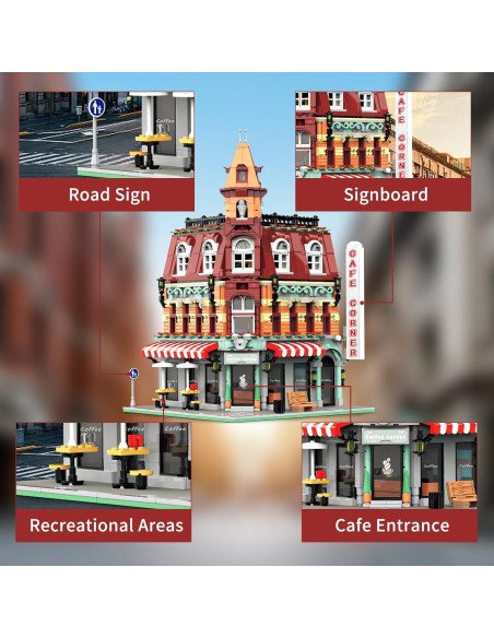 Set de Construcción Cafetería TOY PLAYER 1950 Piezas