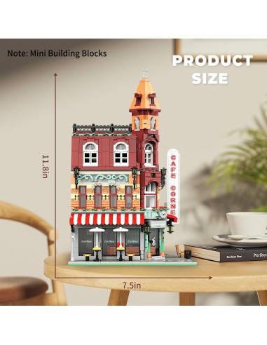 Set de Construcción Cafetería TOY PLAYER 1950 Piezas