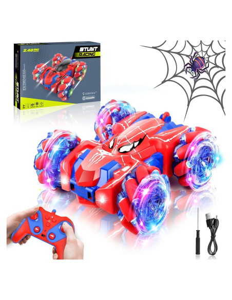 Coche de Control Remoto Dolanus LY-14 Acrobacias 360 Rojo