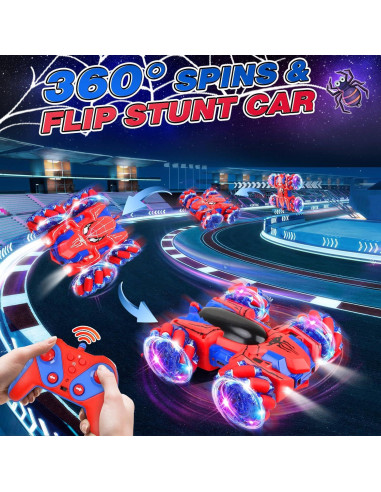 Coche de Control Remoto Dolanus LY-14 Acrobacias 360 Rojo