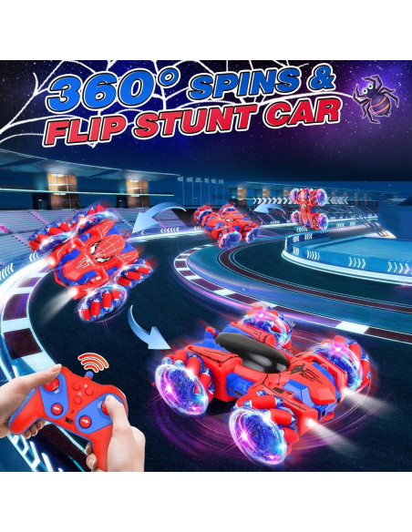 Coche de Control Remoto Dolanus LY-14 Acrobacias 360 Rojo