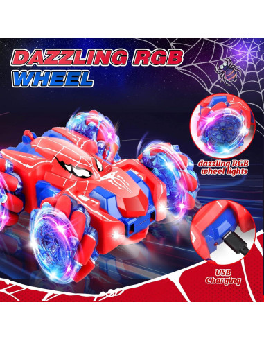 Coche de Control Remoto Dolanus LY-14 Acrobacias 360 Rojo