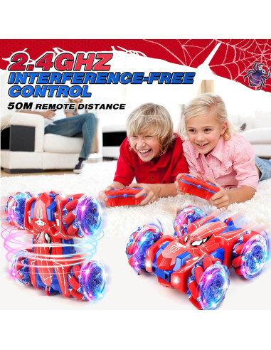 Coche de Control Remoto Dolanus LY-14 Acrobacias 360 Rojo