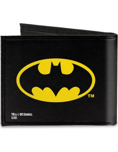 Billetera Bi-fold Lona Buckle-Down Batman 10.16x8.89cm 2