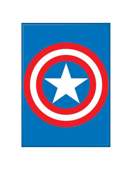 Imán de Refrigerador Ata-Boy Escudo Capitán América 8.9x6.4cm