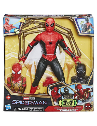 Figura de Acción Spider-Man Deluxe 33 cm con Sonido y Accesorios
