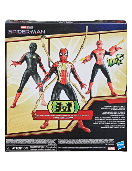 Figura de Acción Spider-Man Deluxe 33 cm con Sonido y Accesorios