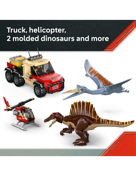LEGO Misión Aérea Spinosaurus y Quetzalcoatlus - 984 Piezas LEGO Misión Aérea Spinosaurus y Quetzalcoatlus - 984 Piezas