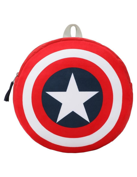 Mochila Mini Capitán América Marvel 29.2 cm Diseño Escudo Mochila Mini Capitán América Marvel 29.2 cm Diseño Escudo