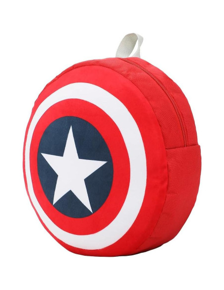Mochila Mini Capitán América Marvel 29.2 cm Diseño Escudo Mochila Mini Capitán América Marvel 29.2 cm Diseño Escudo